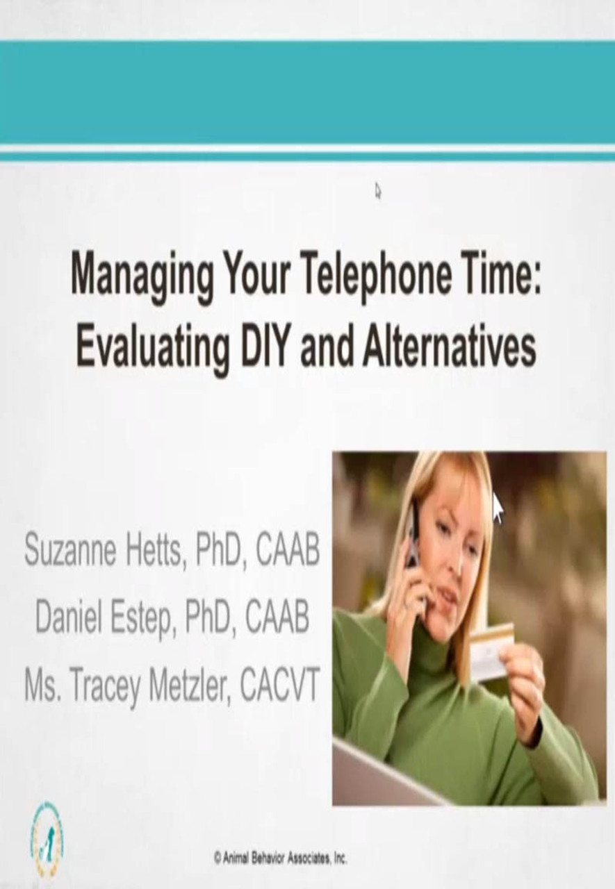 Managing Your Telephone Time - Webinar - Streaming Video on Demand