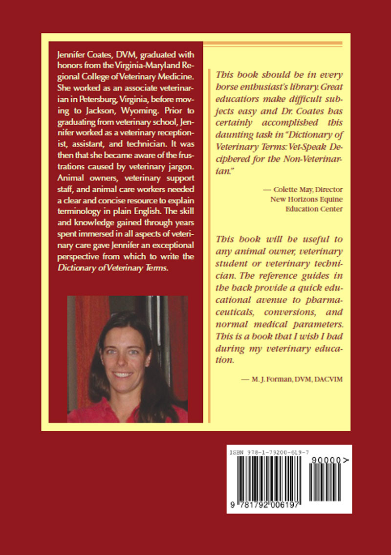 Ebook Dictionary of Veterinary Terms VetSpeak Deciphered for the Non