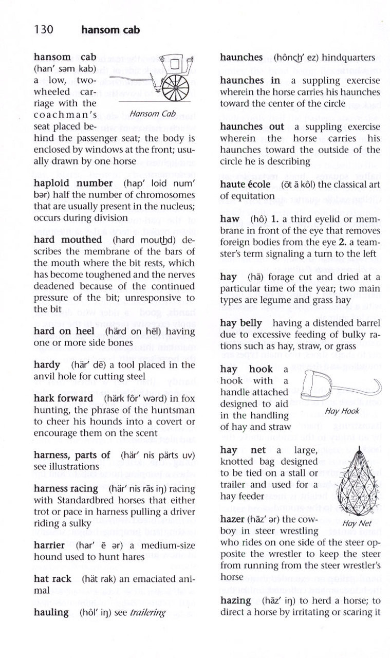 Illustrated Dictionary of Equine Terms Dogwise