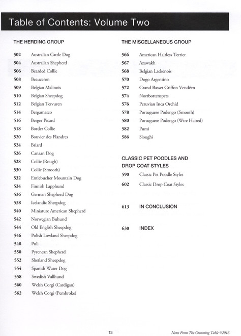 Notes From The Grooming Table 2nd Edition - Dogwise