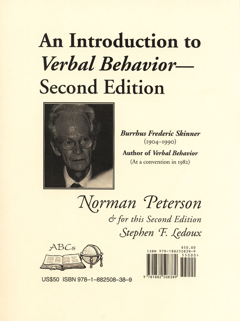 An Introduction to Verbal Behavior - Second Edition