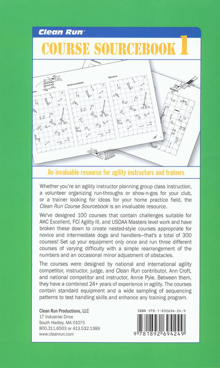 Clean Run Course Sourcebook, Vol. 1 - Standard Agility Courses - Dogwise