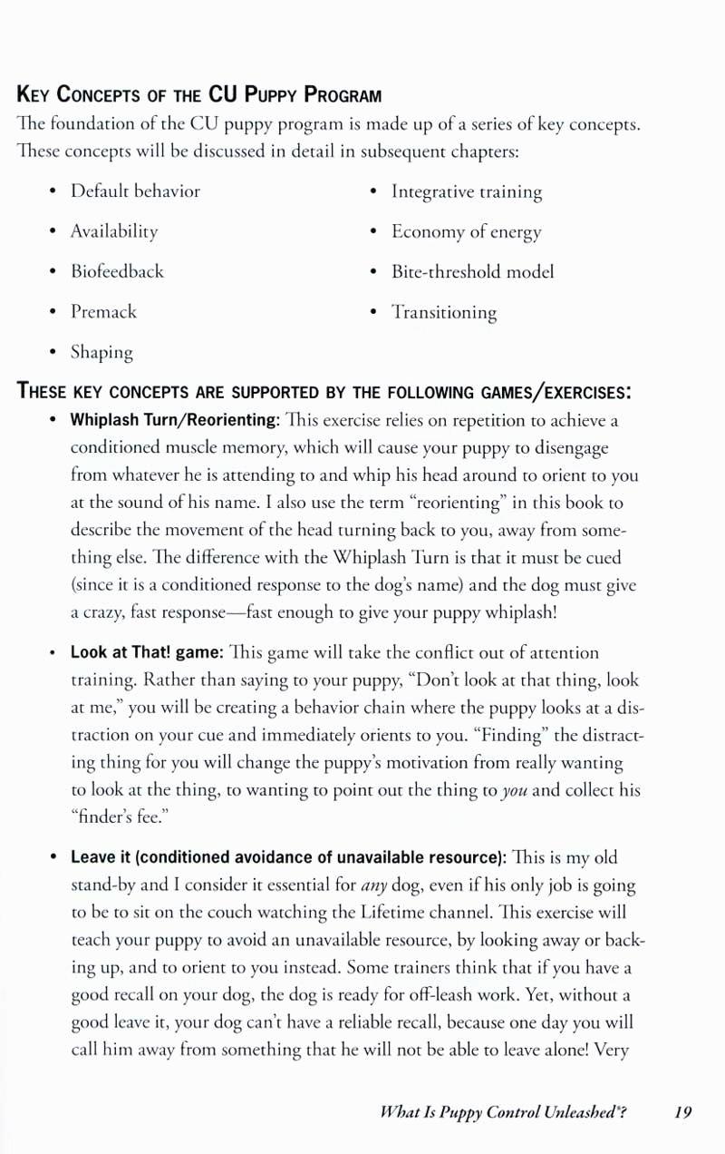Control Unleashed - The Puppy Program - Dogwise