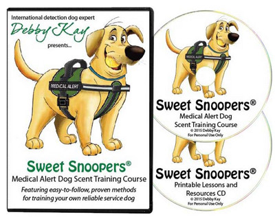 Sweet Snoopers: Medical Alert Dog Scent Training Course Dvd Plus
