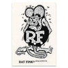 Rat Fink Sticker - Small - Black & White