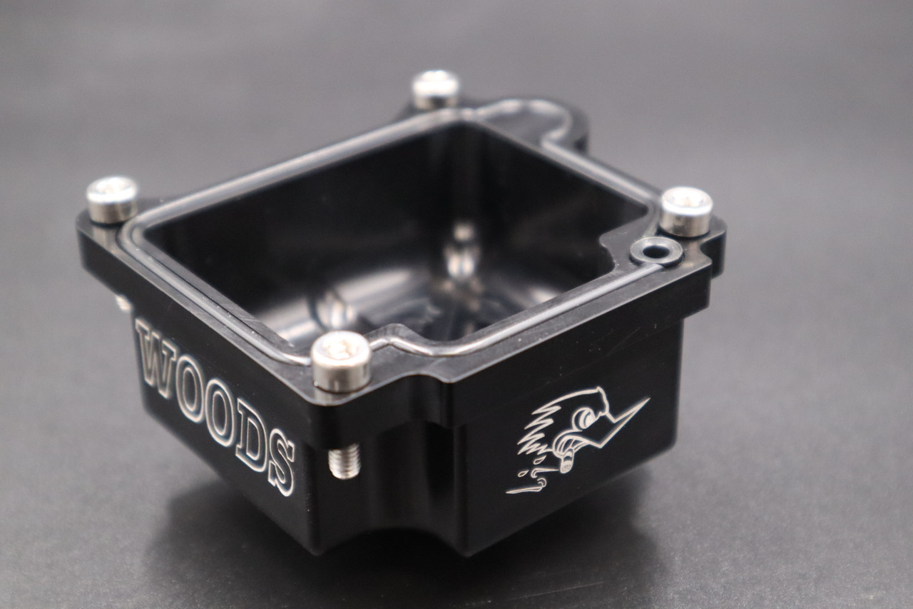 "WOODS" TM33 Billet Float Bowl (BLACK)