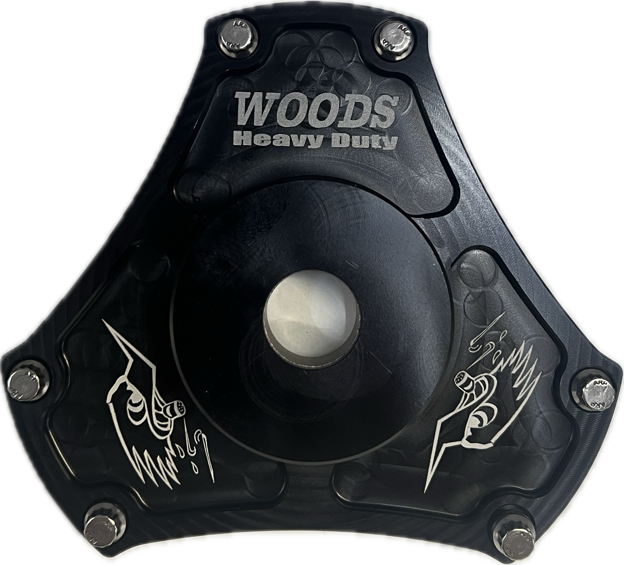 Nic Woods HD Black Primary Clutch Cover (SHOCKWAVE OD)