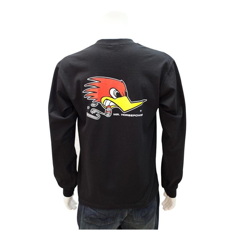 Mr. Horsepower Black Crew Neck Sweatshirt - Official Clay Smith