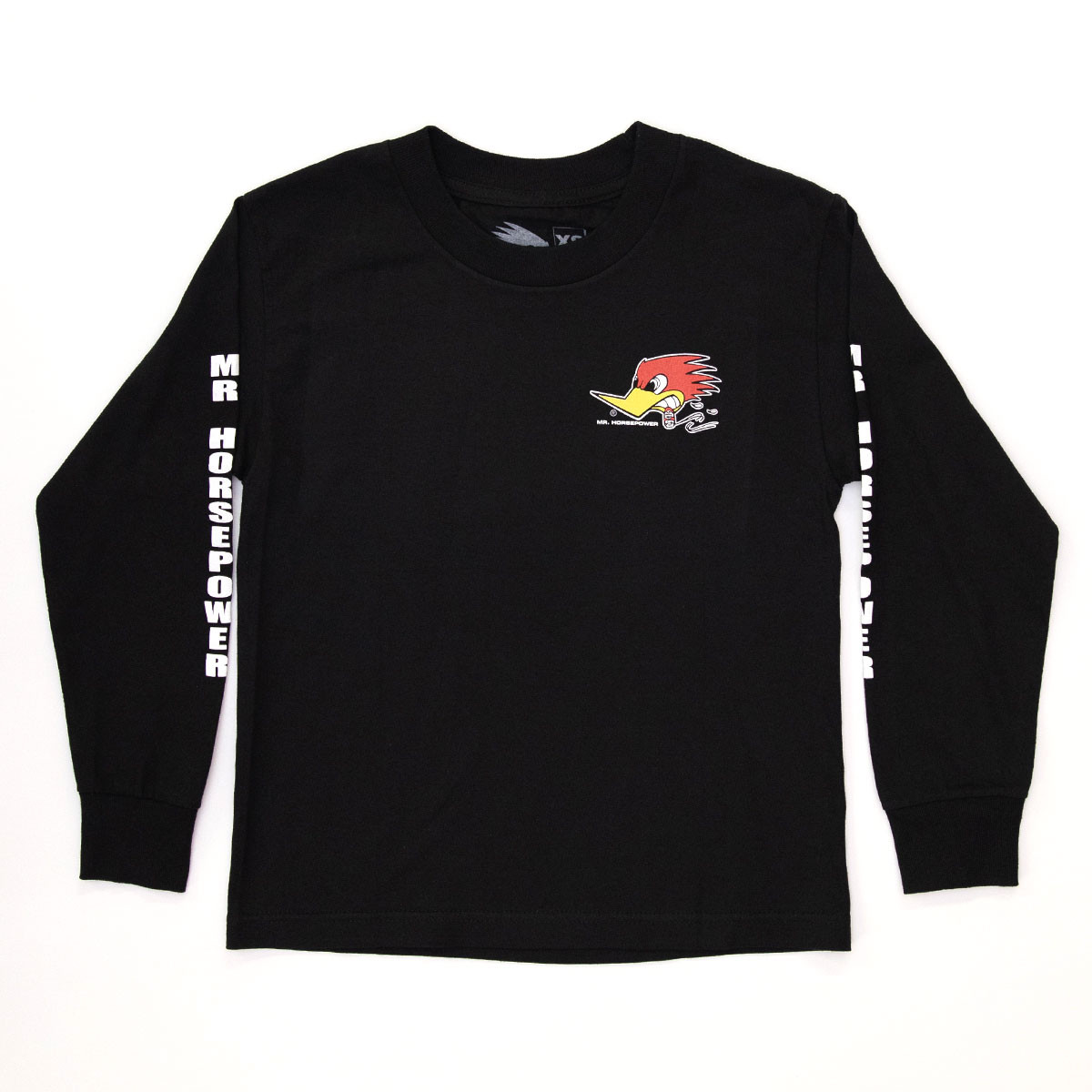 Famous Mr. Horsepower Black Long Sleeve Tee - Genuine Clay Smith