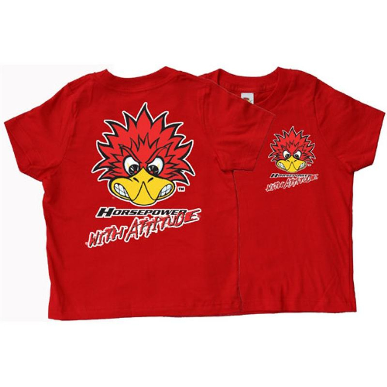 Youth T-Shirt W/Attitude Design - Red