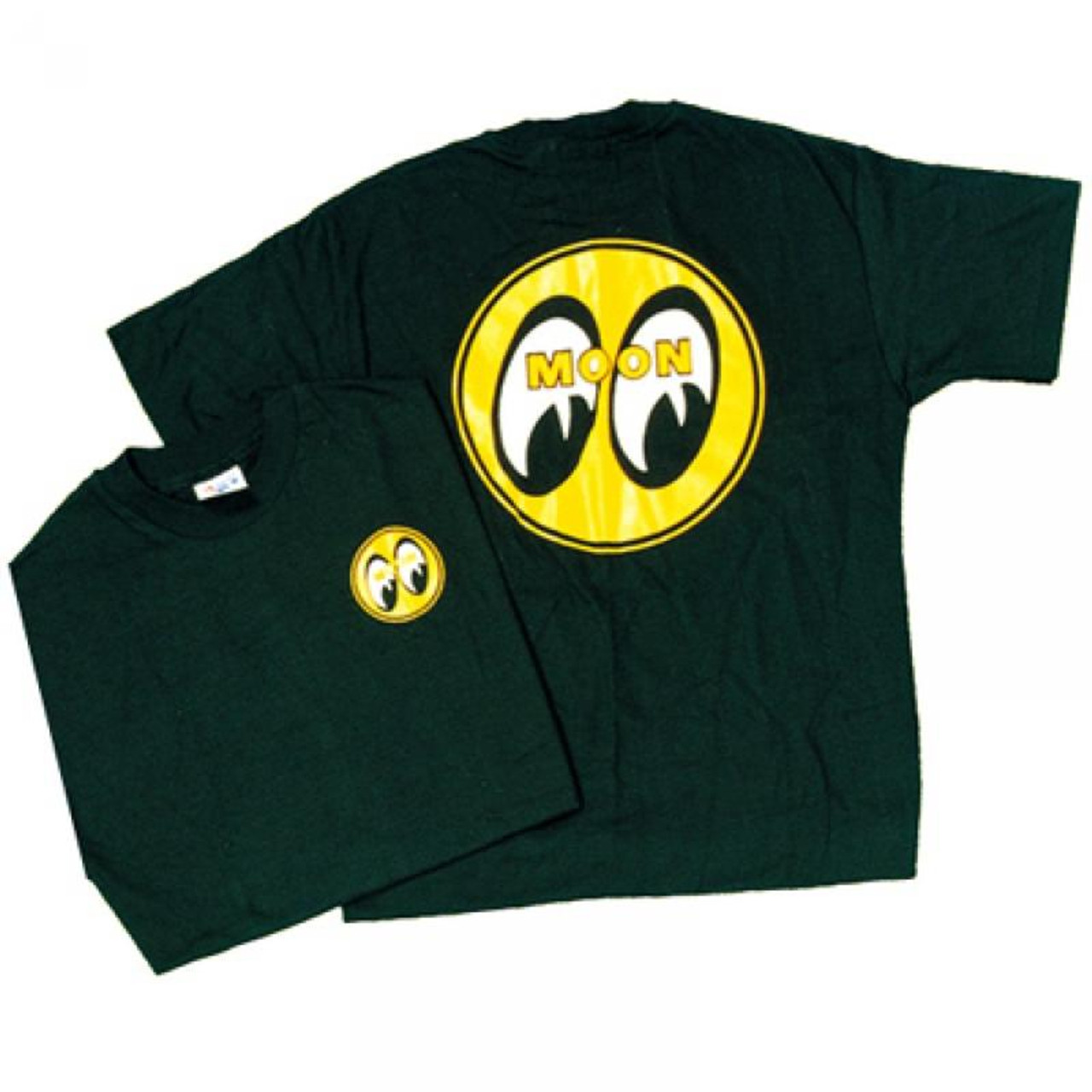 Mooneyes T-Shirt - Black - Small Logo Front/Big Logo Back