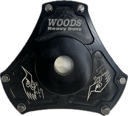 Nic Woods HD Black Primary Clutch Cover (SHOCKWAVE OD)