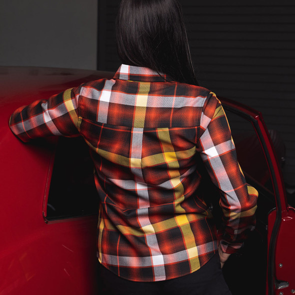 Back of Women's Dixxon Flannel