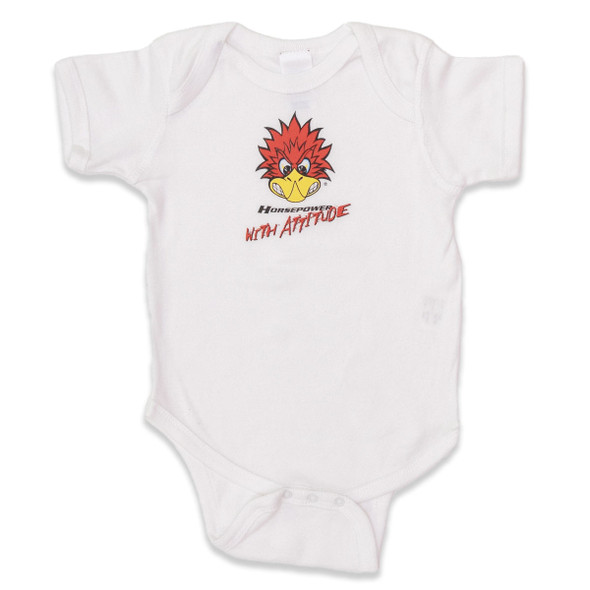 Mr. Horsepower with Attitude baby onesie