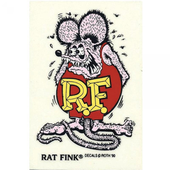Rat Fink Sticker - Small - Green - Clay Smith Engineering, Inc.