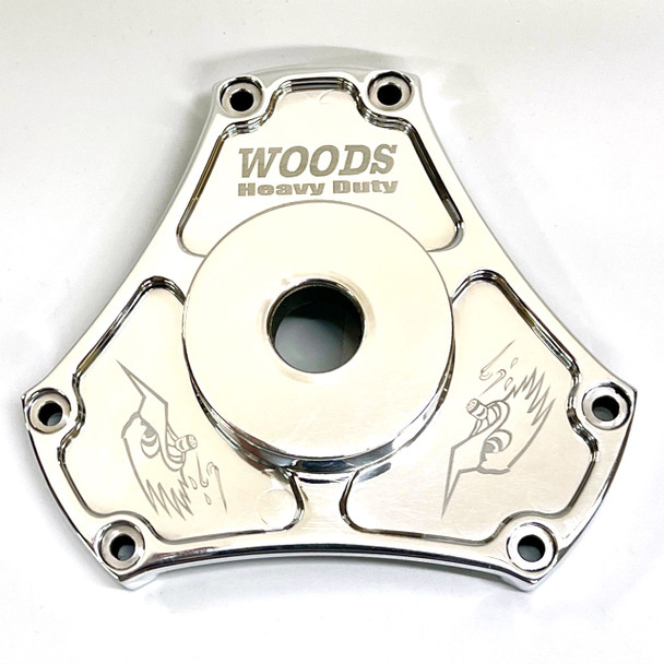 Polished Primary Clutch Cover - Shockwave OD - Nic Woods Jr
