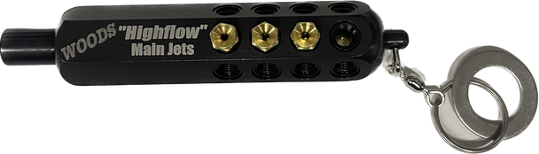 "HighFlow" Main Jet Tool/holder  (LOADED With 10 JETS)