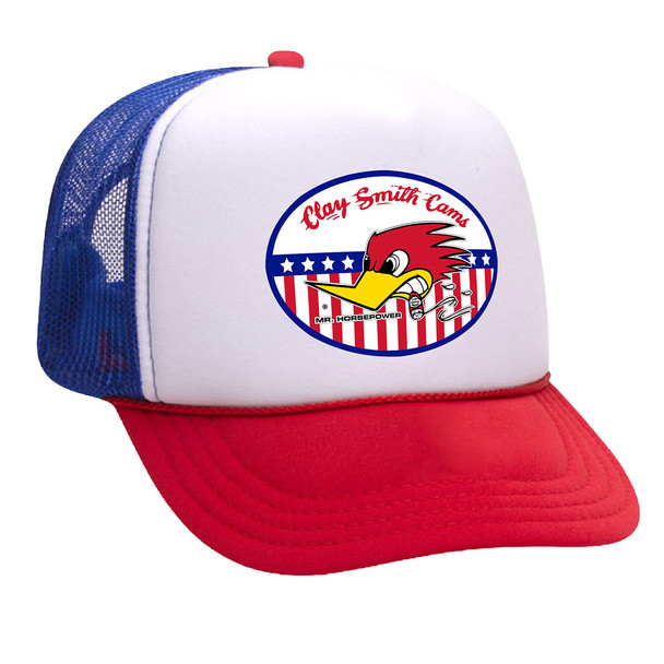 Clay Smith Cams Red, White & Blue Trucker Hat