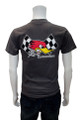 Mr. Horsepower Checkered Flag Heather Gray T-Shirt