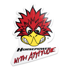 Classic Mr Horsepower "Angry Woodpecker" Vinyl-Aufkleber Set – 3 Stück, Von Clay Smith Cams
