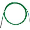 Cable Temperature Sensor with mounting flange passive, Pt1000, Probe diameter 0.24" [6 mm], cable 2 m, 2-wire