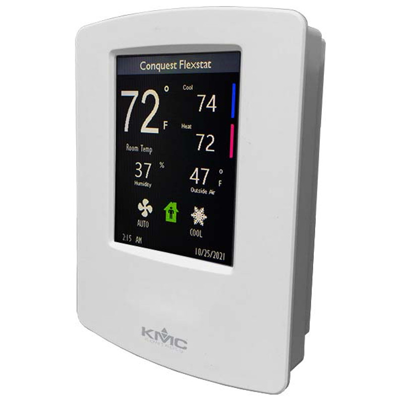 KMC BAC-190000 Series FlexStats Touchscreen Room Sensors/Controllers