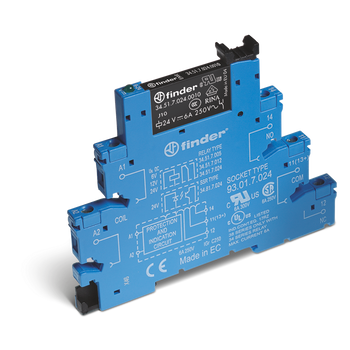 SPDT 6A  24Vdc Interface Module(Sen.Coil) SPDT 6A  24Vdc Interface Module(Sen.Coil)