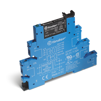 SPDT 6A  48Vdc Interface Module(Sen.Coil)