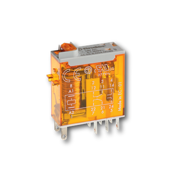 DPDT 8A Relay c/w LTB, LED and MI 48vac