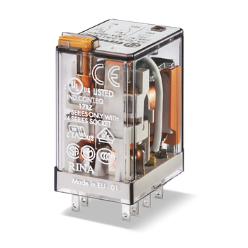 DPDT  10A  Relay c/w PtTB & LED 24VAC DPDT  10A  Relay c/w PtTB & LED 24VAC