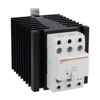 SSR C/W HEATSINK 3PH (2 CONTROLLED) 60A LINE 48-600VAC CONTROL 90-280VAC