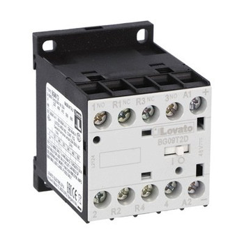 4P MINI CONTACTOR 9A 2NO+2NC 24V DC COIL