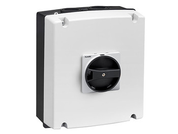 3P ENCLOSED DISC. 63A BLACK PADLOCKABLE HANDLE NEMA4X UL508 (CSA22.2.n14)