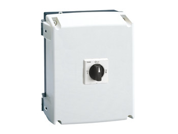 3P ENCLOSED CHANGEOVER SWITCH 80A BLACK PADLOCKABLE HANDLE NEMA4X