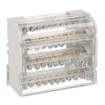 POWER DISTRIBUTION BLOCK 4P 125A 11 TERMINALS