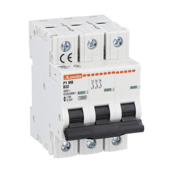MINIATURE CIRCUIT BREAKER UL1077 3P CURVE B 2A