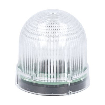 BEACON BLINKING OR STEADY LIGHT BA15d SOCKET 24-230VAC WHITE