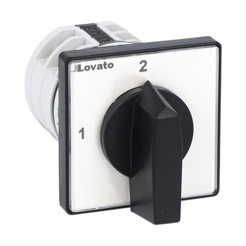 CAM DOUBLE-THROW 2P 12A FRONT MOUNT W/O OFF