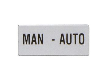 LABEL 'MAN-AUTO' FOR LPXAU100 & LPFXAU100... LEGEND HOLDER