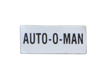 LABEL 'AUTO-O-MAN' FOR LPXAU100 & LPFXAU100... LEGEND HOLDER