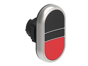 DBLE P.B. FLUSH PLASTIC MOMENT. BLACK/RED