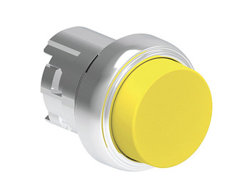P.B. LATCH. EXTENDED METAL PUSH-PUSH YELLOW