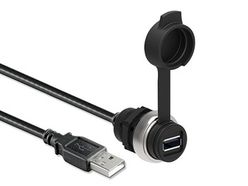 COMM. INTERFACE USB 3.0 TYPE A/A 22MM W/0.5M LONG CABLE