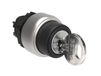 KEYED SEL. PLASTIC 2 POS. LEFT KEY REMOVAL, SPRING RETURN 520E