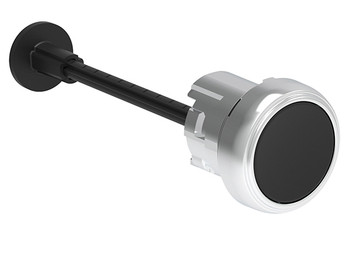 MECHANICAL P.B. FLUSH METAL MOMENTARY W/140mm ROD BLACK