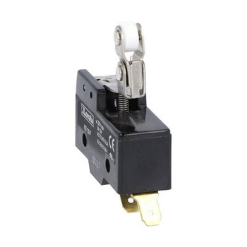 MICRO LIMIT SWITCH LEVER W/ONE-WAY ROLLER FASTON