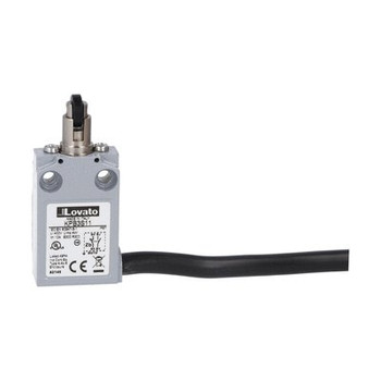 PREWIRED PLASTIC ROLLER PLUNGER 1NO+1NC