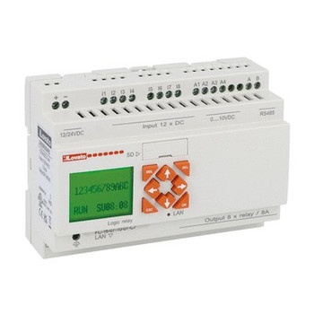 PLC BASE MODULE 12I/8O 12-24VDC W/ETHERNET & RS485