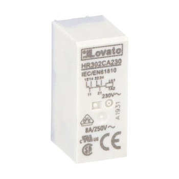 MINIATURE RELAY 230VAC 2 C/O 8A