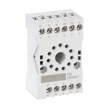SOCKET FOR RELAYS 11-PIN FOR HR70 3C... SCREW TERMINALS